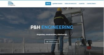 Landing industrial Grupo PYH