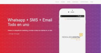 Landing de Mensajería Digital
